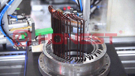 新能源驅(qū)動電機裝配生產(chǎn)線-特寫圖