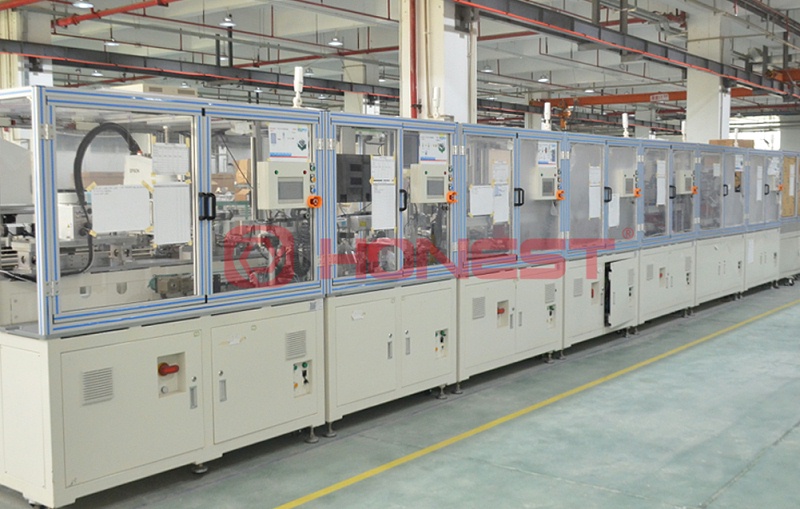 電機自動裝配生產(chǎn)線