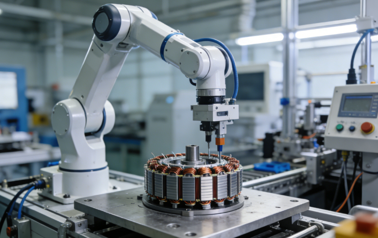 機械手貼標(biāo)