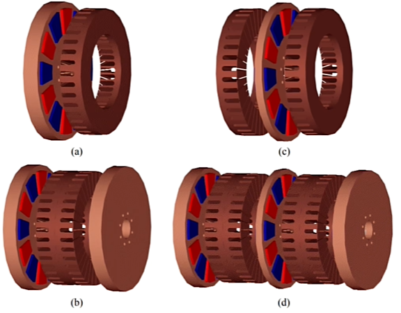 軸向磁通電機內(nèi)部結(jié)構(gòu)