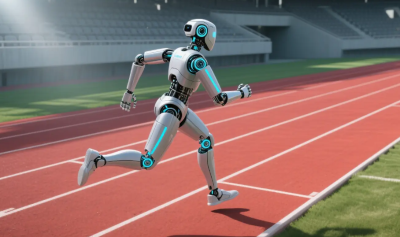 人形機(jī)器人跑步
